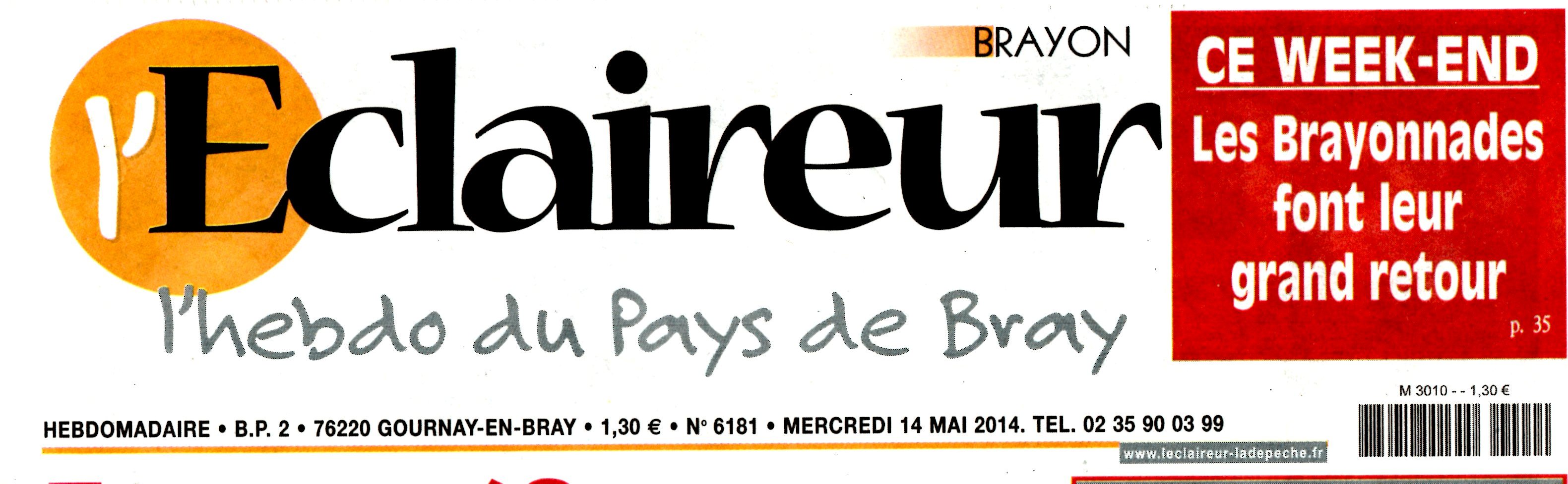 L'ECLAIREUR PAYS DE BRAY 14 MAI 2014 BETT001